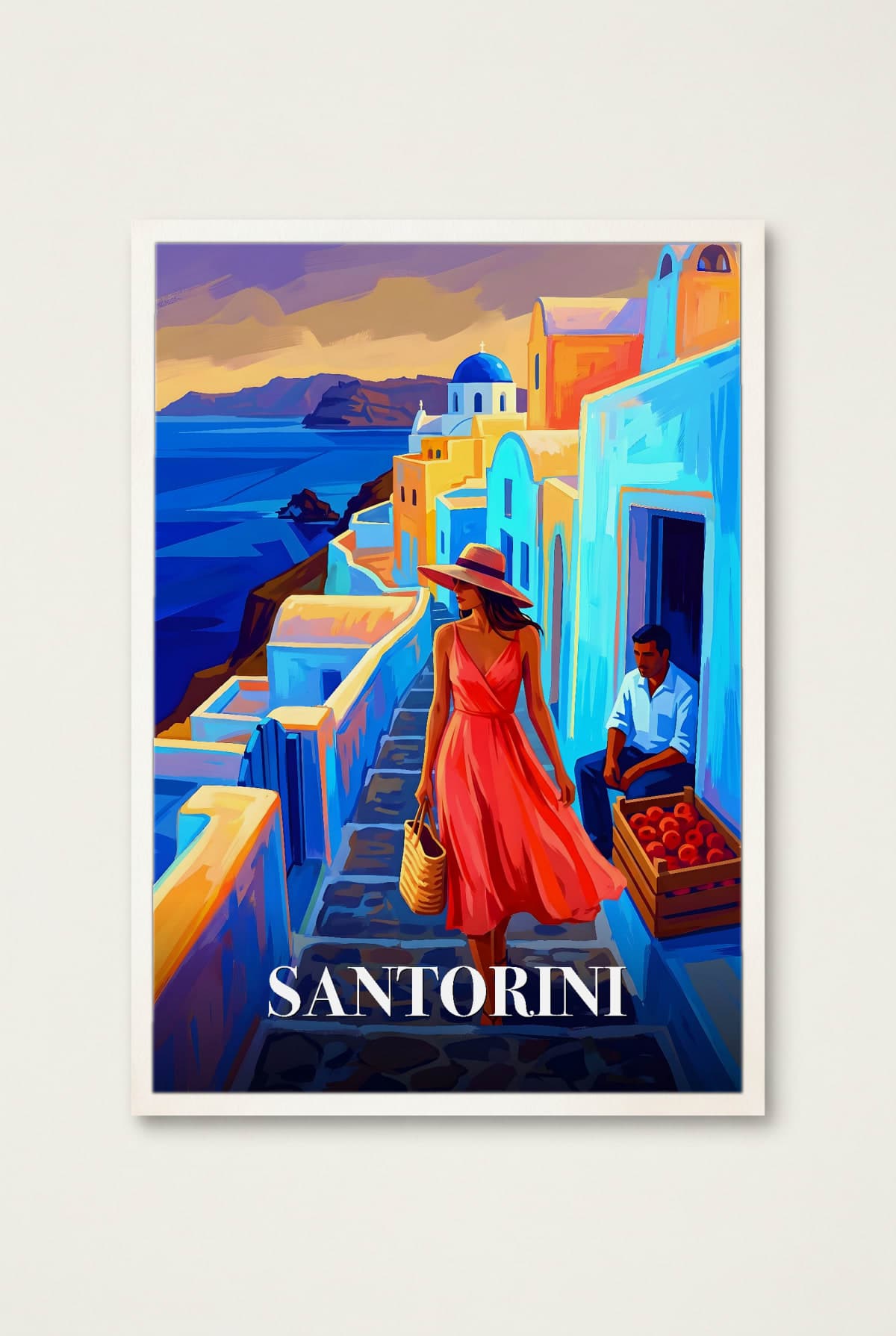SANTORINI — Fine Art Print