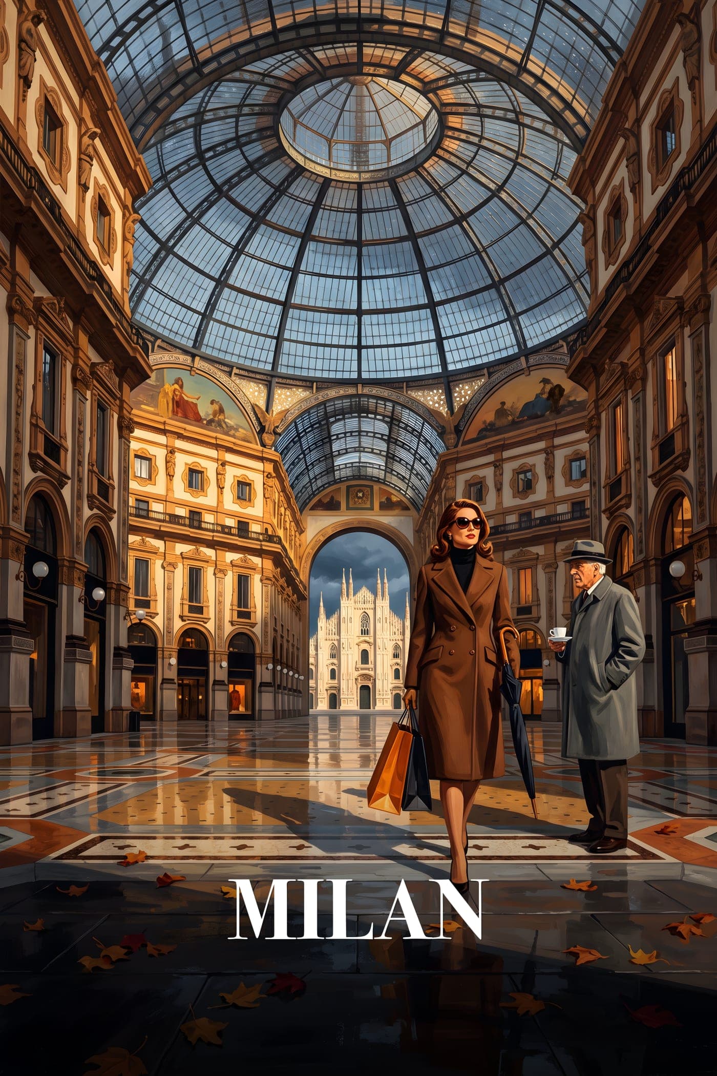 Milan Art Print — Galleria Vittorio Emanuele II