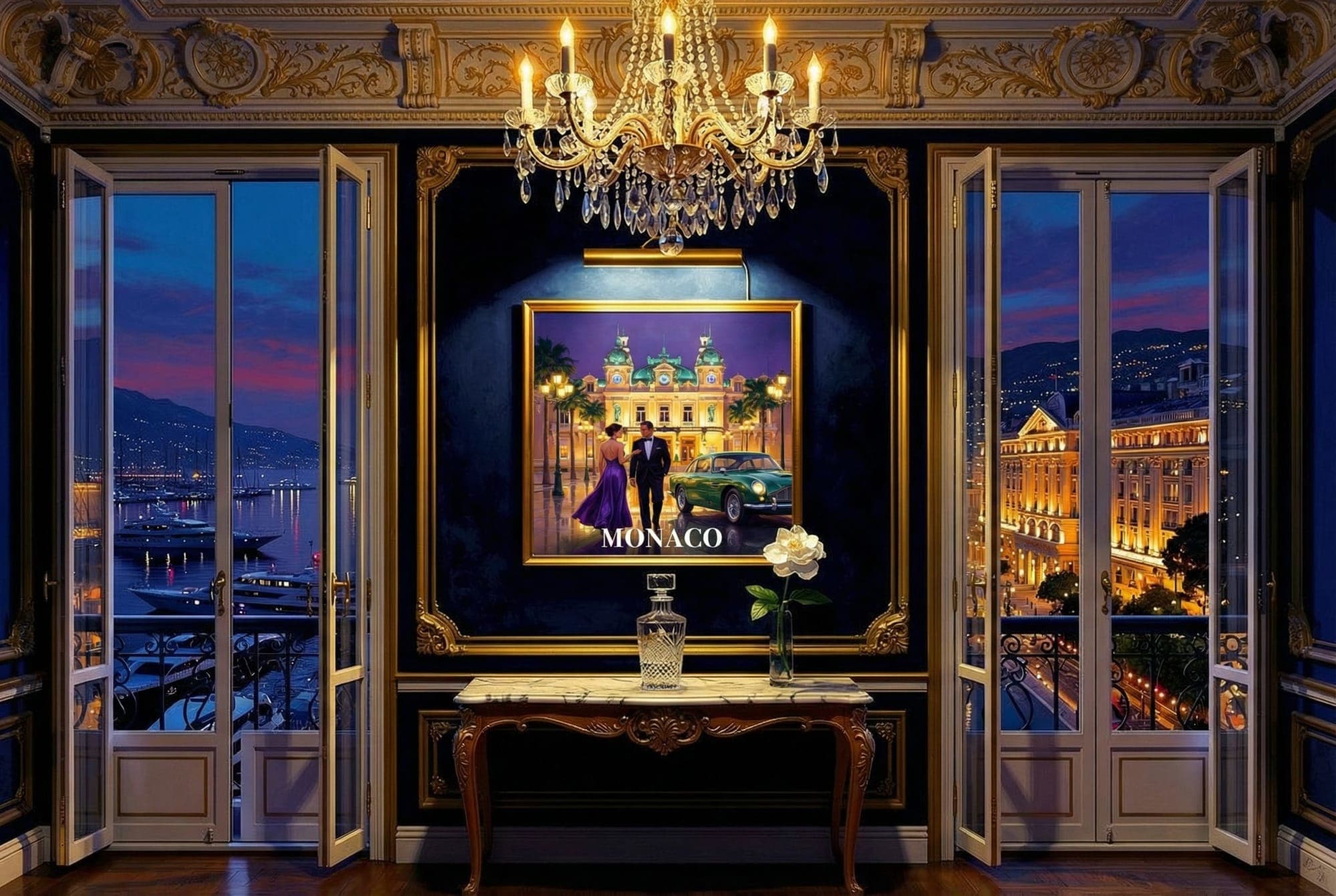 MONACO fine art print — in situ