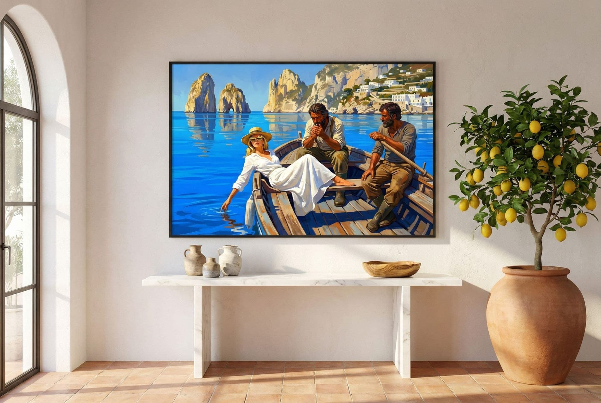 CAPRI fine art print — in situ