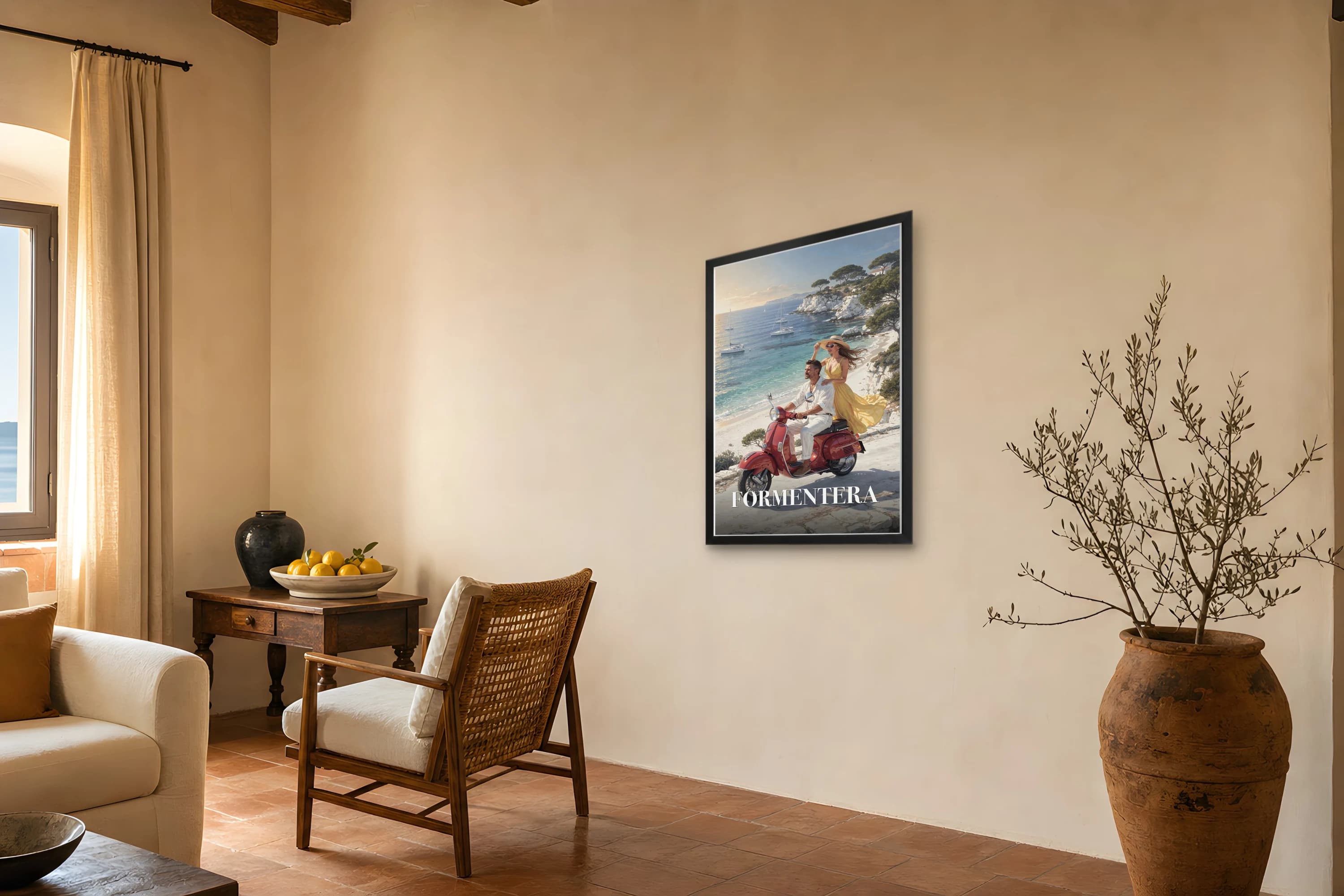 FORMENTERA fine art print — in situ