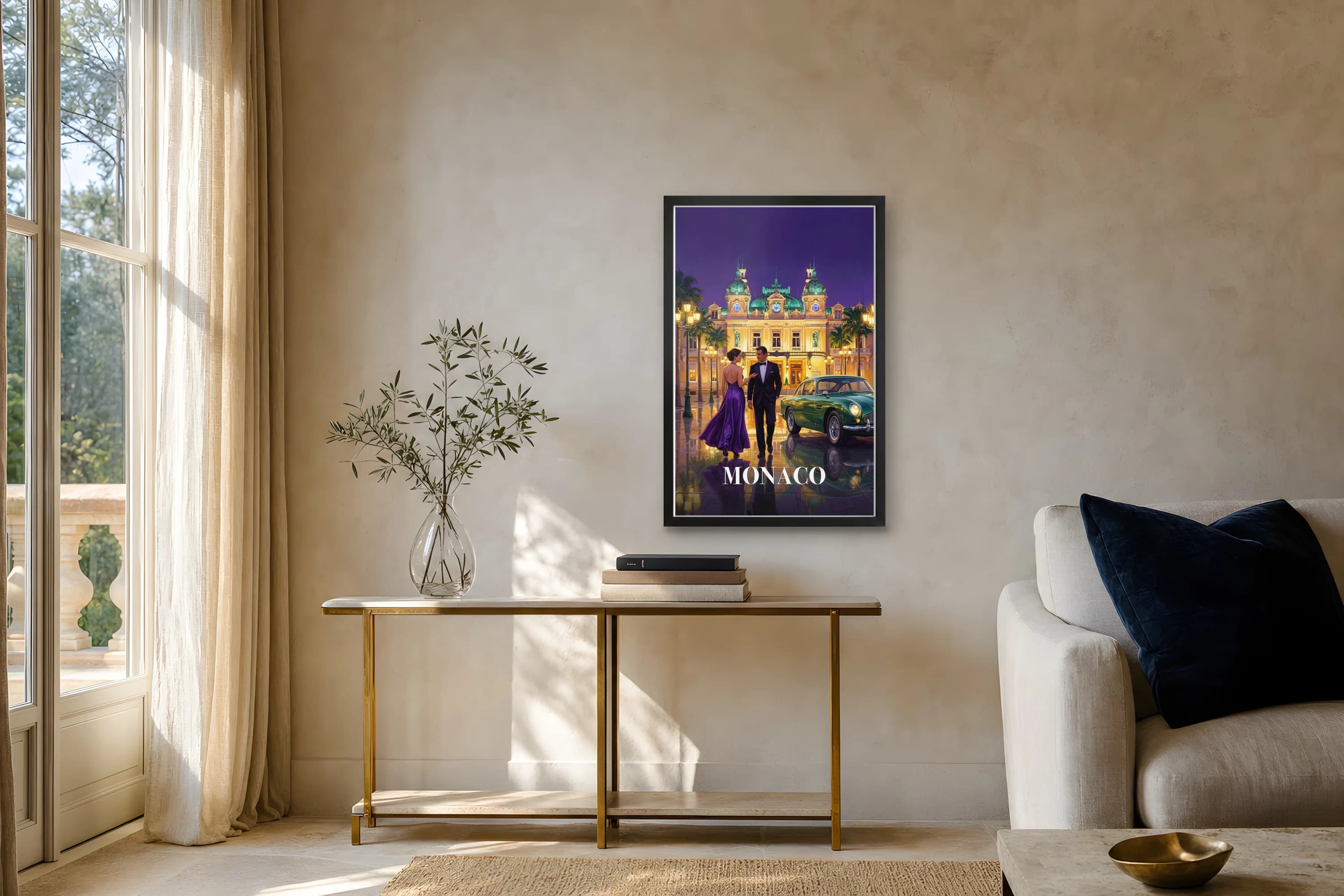 MONACO fine art print — in situ